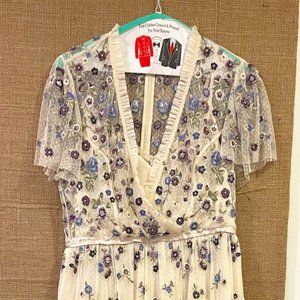 Needle & Thread Embroidered and Beaded Dress - Like New